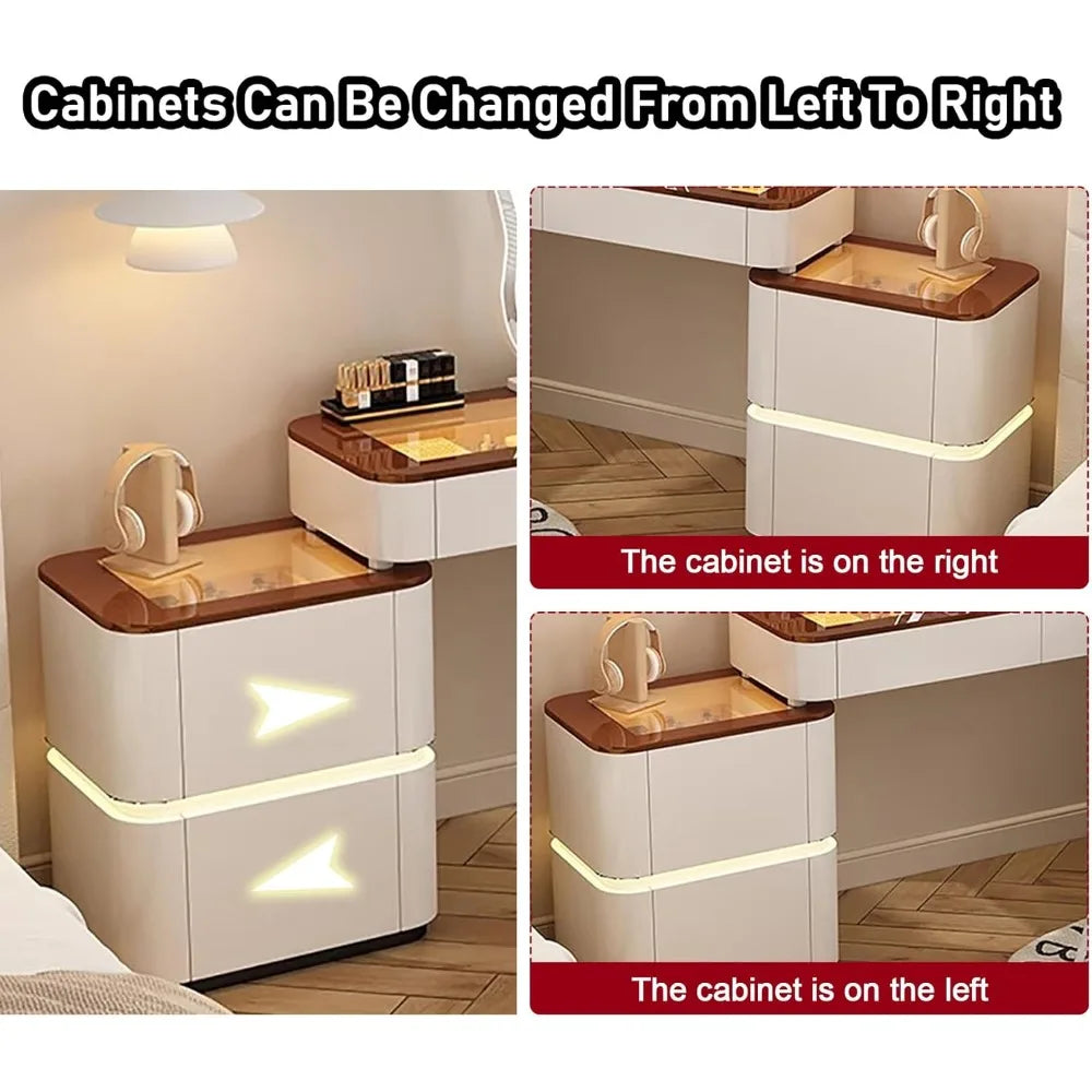 Hign-Concerned LED Makeup Desk Vanity Table With Mirror