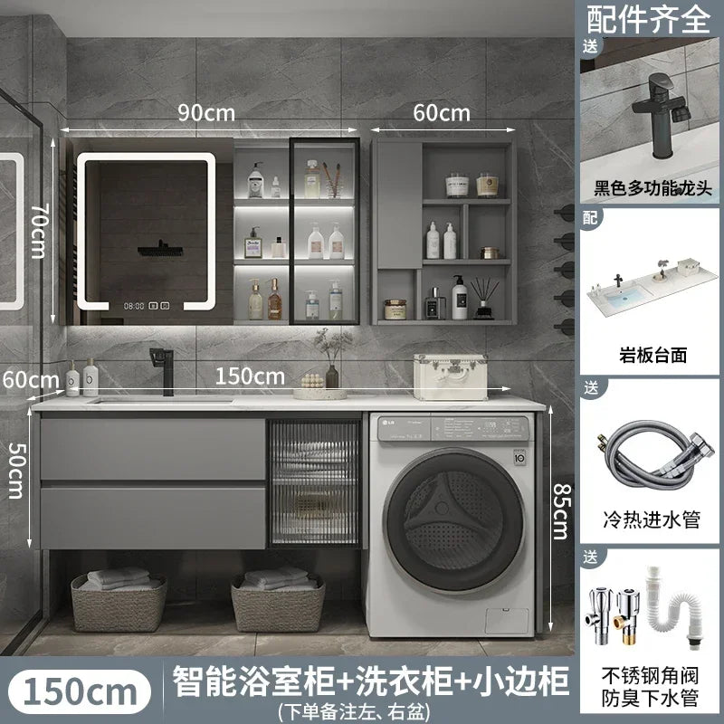 High-quality Complete Stand Modern Originality Bathroom Furniture Sets Unique Economic Luxury Improvement Bathroom Furniture