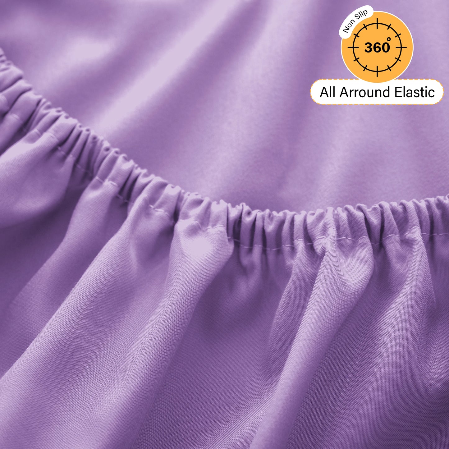 LUX Décor Sheet Set - 3 Piece Ultra-Soft Microfiber Bed Sheets with Flat Sheet, 16 Inches Deep Pocket Fitted Sheet