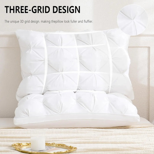 Bedsure Pillows Queen Size Set of 2 - Soft Bed Pillows for Sleeping 2 Pack, Fluffy and Supportive, Hotel Quality, Original Down