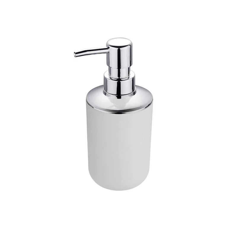 Bamboo Bathroom Accessories Set, Toothbrush Holder, Soap Dispenser, Toilet Brush, Trash Can, Bathroom Essential Set, 6Pcs