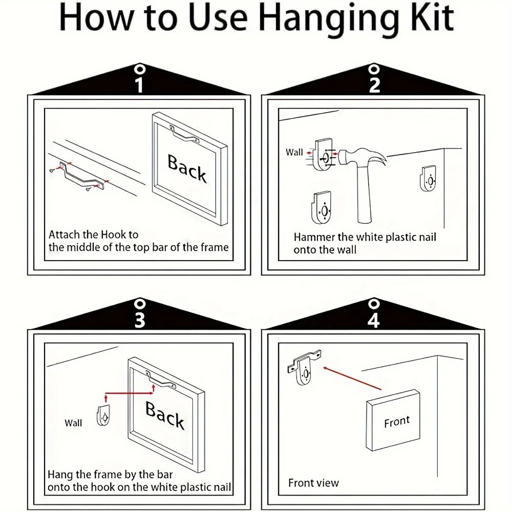 Modern aloe flower canvas art painting, living room and bedroom wall decoration, 1.5 inch thick pine solid wood frame