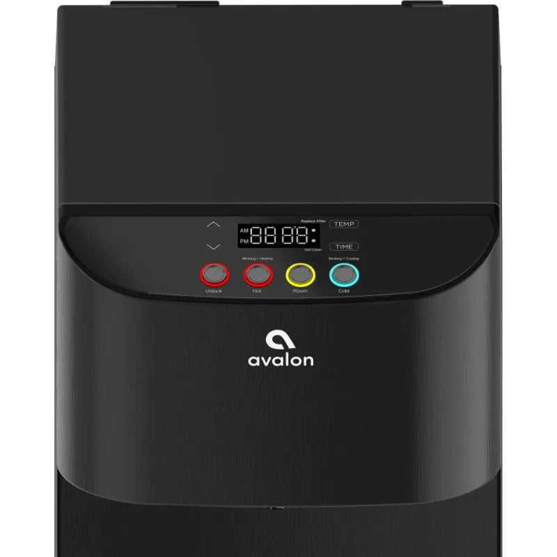 Avalon Electric Bottleless Water Cooler Water Dispenser - 3 Temperatures, Digital Clock with Temperature Control, Self Cleaning