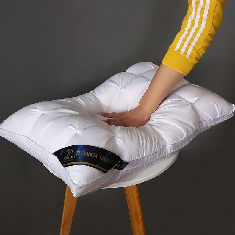 Bedding Bed Pillows for Sleeping Queen Size (White), Cooling Hotel Quality, Gusseted Pillow for Back, Stomach or Side Sleepers