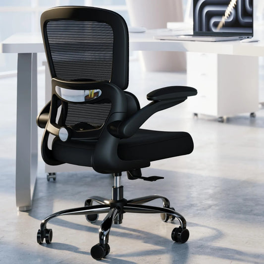 TRALT Office Chair Ergonomic Desk Chair with Adjustable Lumbar Support Mesh Back