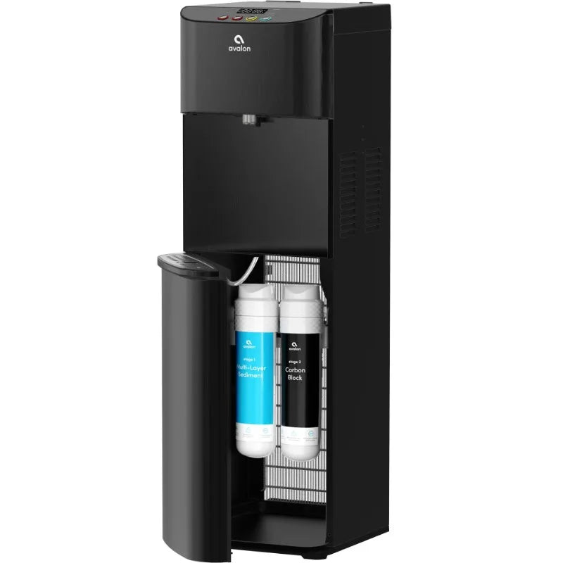 Avalon Electric Bottleless Water Cooler Water Dispenser - 3 Temperatures, Digital Clock with Temperature Control, Self Cleaning
