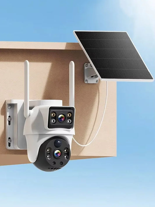 V380 8MP 2K Wireless Solar Camera Outdoor IP Camera
