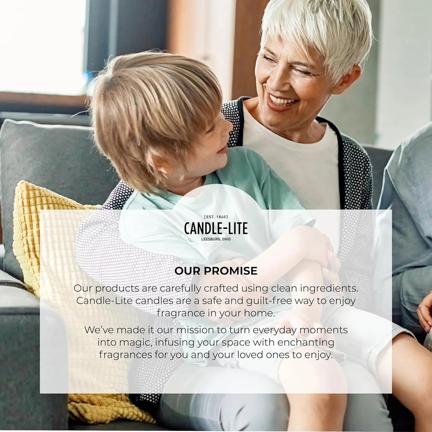 Candle-Lite Scented Sunlit Mandarin Berry Fragrance, One 18 oz. Single-Wick Aromatherapy Candle with 110 Hours of Burn Time, Ora