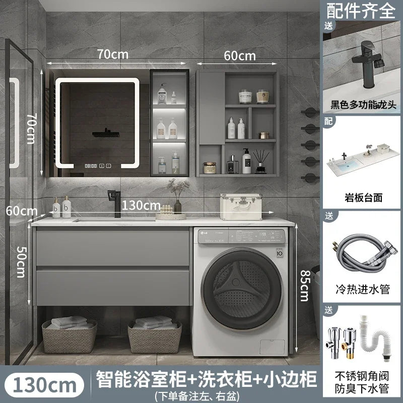 High-quality Complete Stand Modern Originality Bathroom Furniture Sets Unique Economic Luxury Improvement Bathroom Furniture