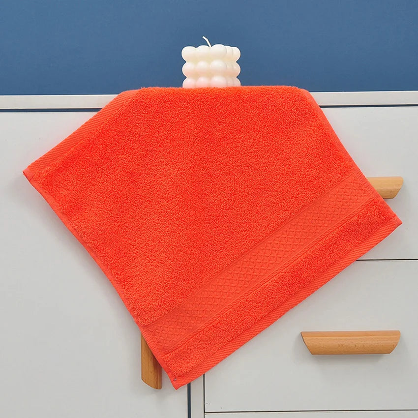 20 Colors Handkerchief Towels High Quality Cotton Small Towel Solid Color Soft Thick 34*34cm for Adults Kids Hand Towels toalhas