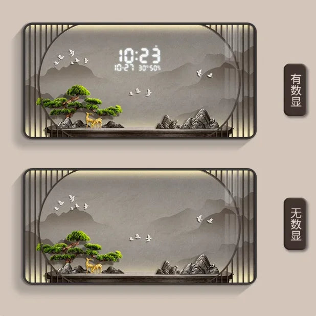 Luxury Calendar Wall Clock Modern Bedroom Digital Large Living Room Wall Clock Nordic Designer Orologio Da Parete Home Decor