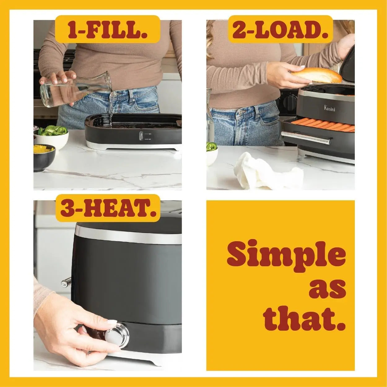 Hot Dog Steamer Machine With Bun Warmer, 24 Hot Dog & 12 Buns - Electric Food Steamer for Cooking Vegetables, Fish, &amp
