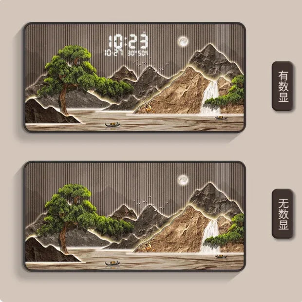 Luxury Calendar Wall Clock Modern Bedroom Digital Large Living Room Wall Clock Nordic Designer Orologio Da Parete Home Decor