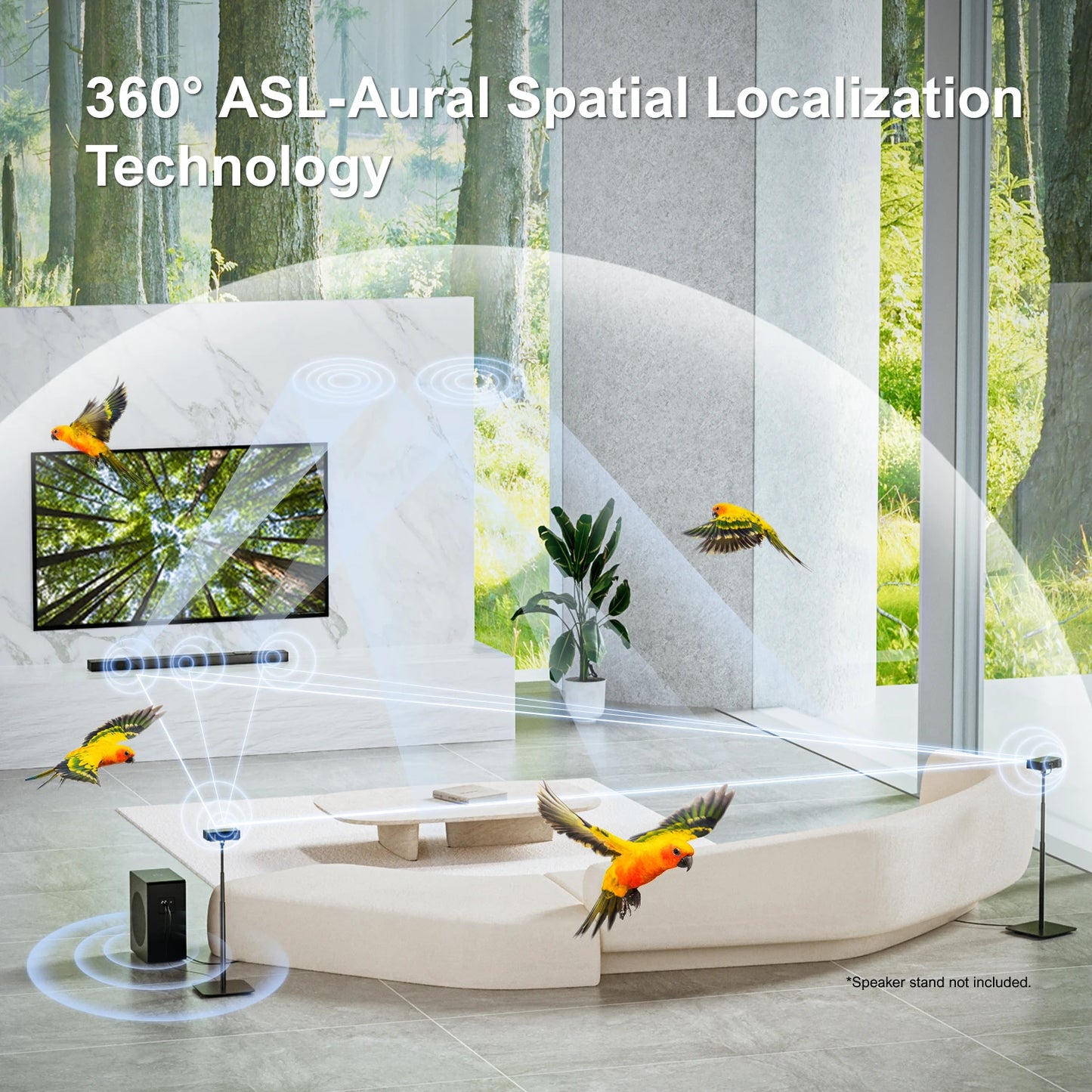 ULTIMEA 520W 5.1.2 Dolby Atmos Soundbar for TV, Surround Sound System Powerful Home Theater Bluetooth Speakers with 4K HDR & ARC