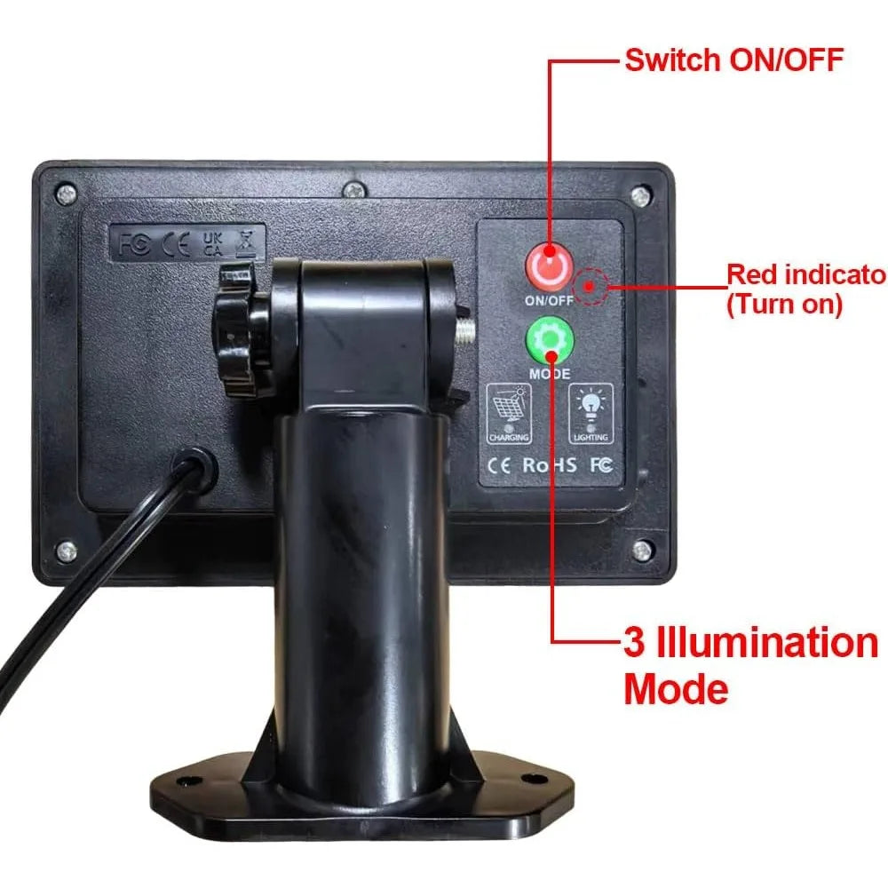 100ft Solar String Lights With Remote USB Rechargeable