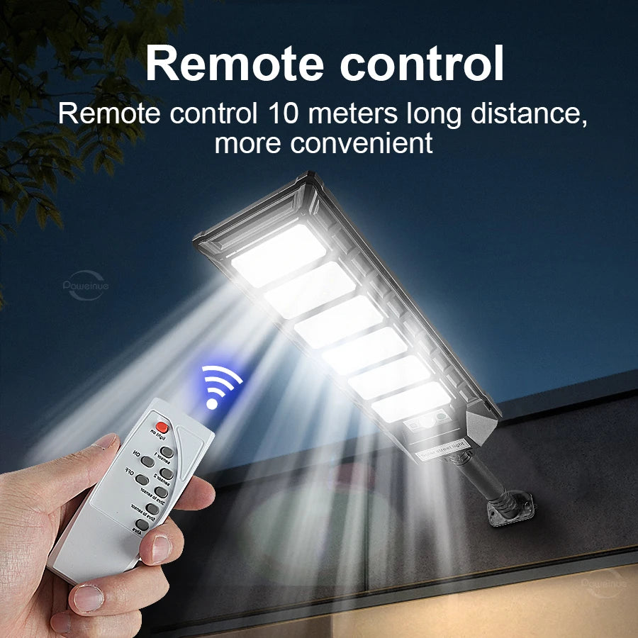 95000000LM 8000W Most Powerful LED Solar Light Ultra Bright Outdoor Motion Sensor Outdoor Solar Wall Lamp Garden Street Lantern