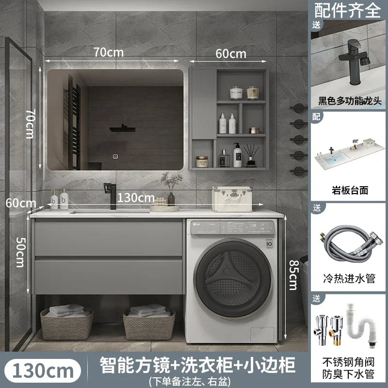 High-quality Complete Stand Modern Originality Bathroom Furniture Sets Unique Economic Luxury Improvement Bathroom Furniture