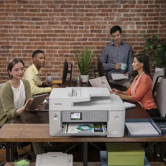 Office Products MFCJ6555DW INKvestment Tank Color Inkjet All-in-One Printer with up to 1 Year of Ink in-box1 and 11” x 17” Print