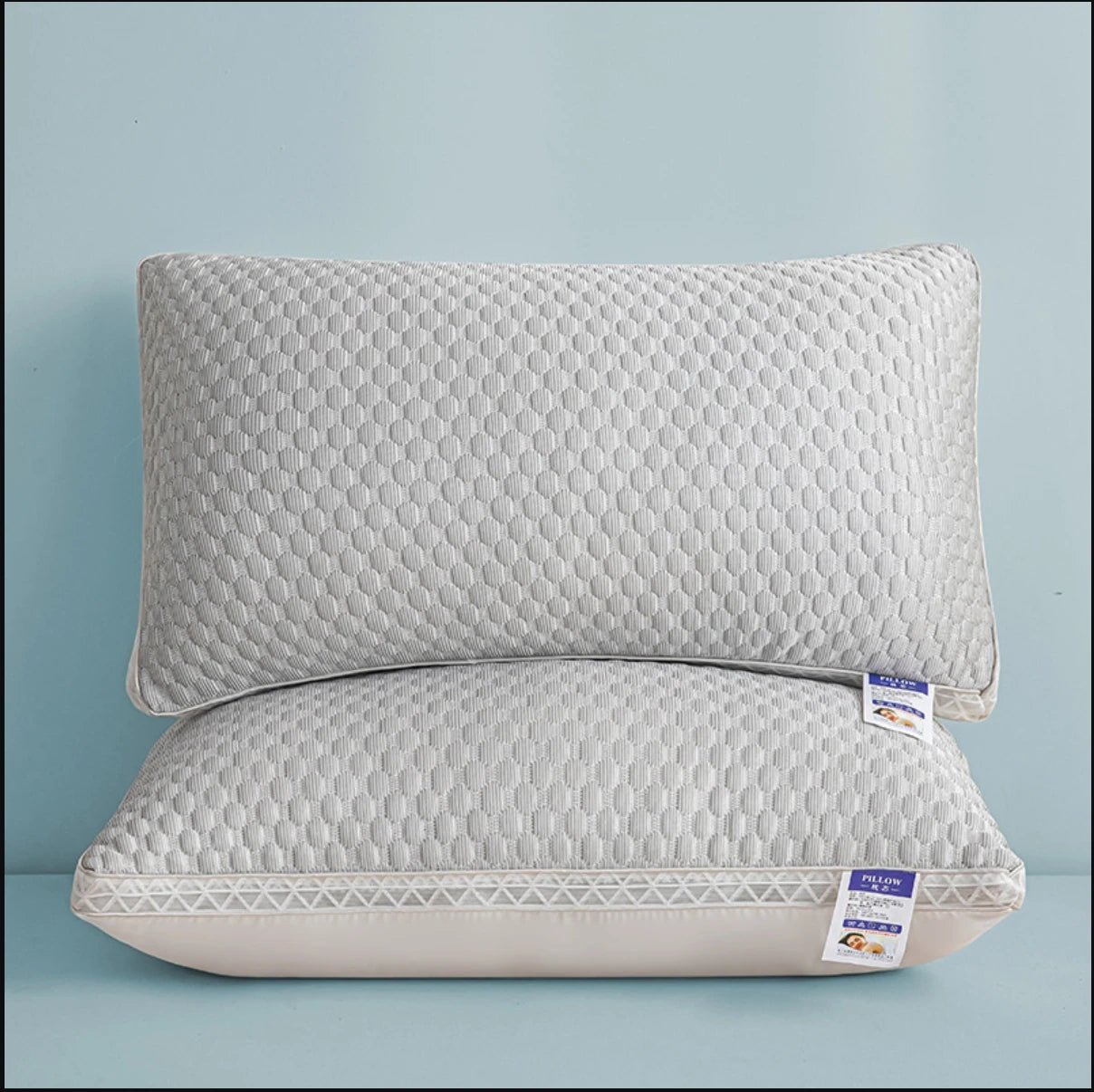 Light pink, light blue, light gray, cool ice silk material! diamond-shaped pillow, comfortable and beautiful double online