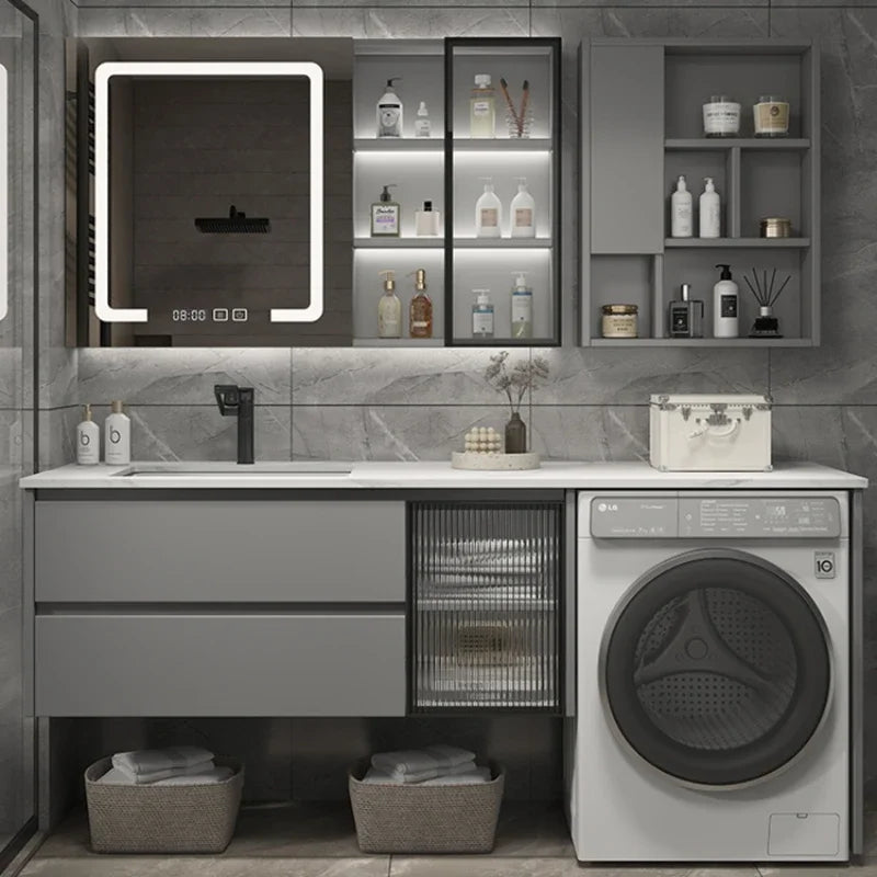 High-quality Complete Stand Modern Originality Bathroom Furniture Sets Unique Economic Luxury Improvement Bathroom Furniture