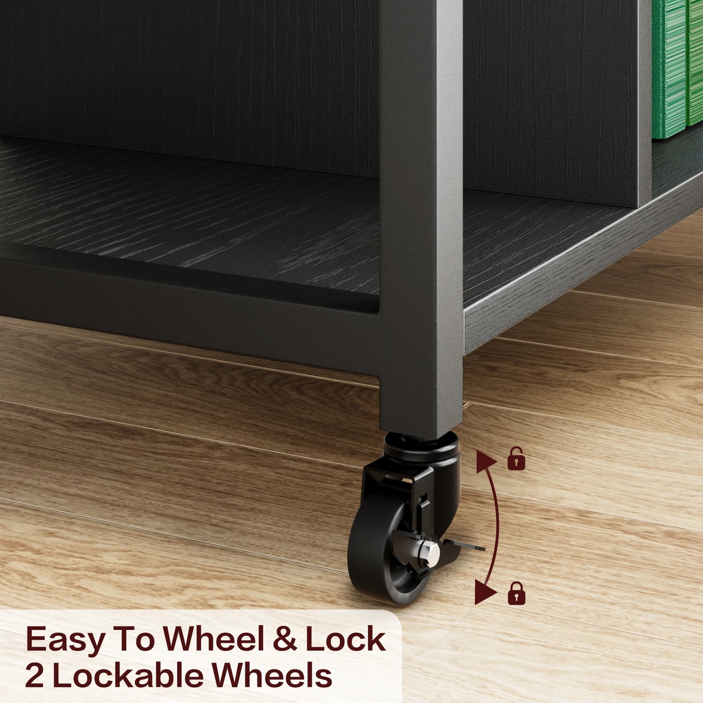 HiMISS Printer Stand With USB Ports And Power Outlets