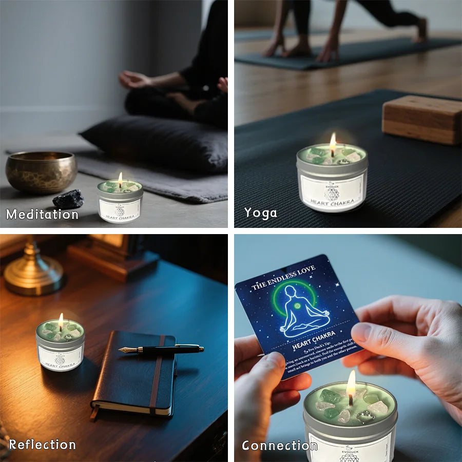 Rose Scented Candle 3oz, Chakra Series, For Meditation, Aesthetic Home Decor, Birthday, Valentine's, Christmas Gift for Her