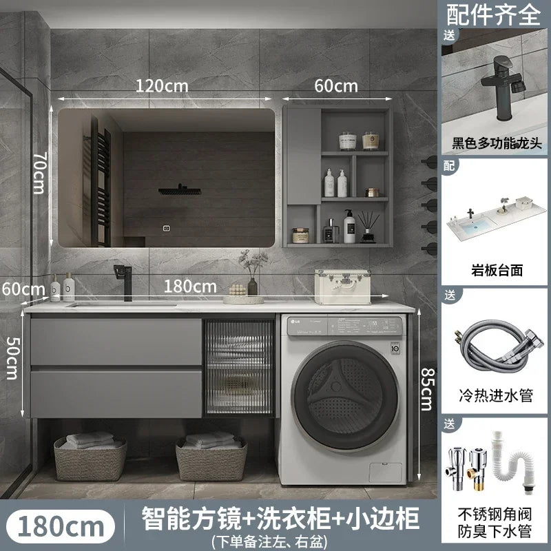 High-quality Complete Stand Modern Originality Bathroom Furniture Sets Unique Economic Luxury Improvement Bathroom Furniture