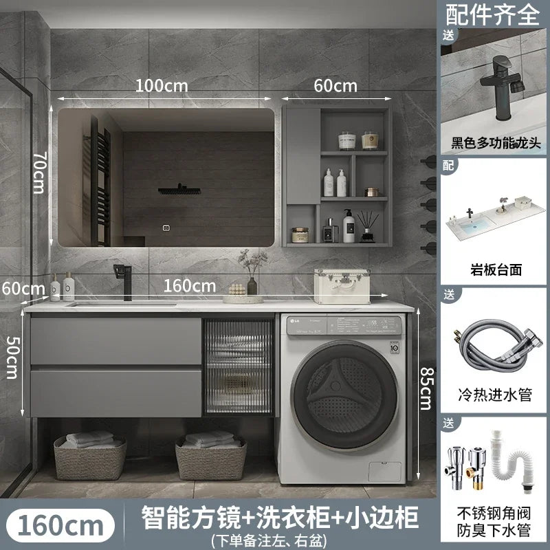 High-quality Complete Stand Modern Originality Bathroom Furniture Sets Unique Economic Luxury Improvement Bathroom Furniture