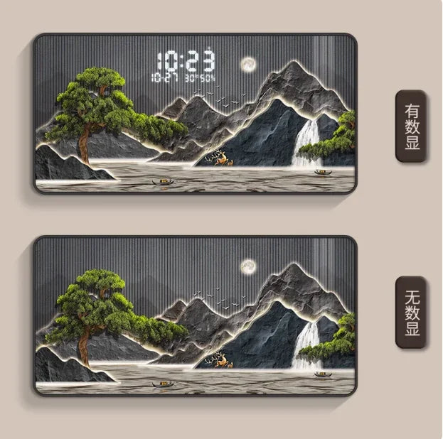 Luxury Calendar Wall Clock Modern Bedroom Digital Large Living Room Wall Clock Nordic Designer Orologio Da Parete Home Decor