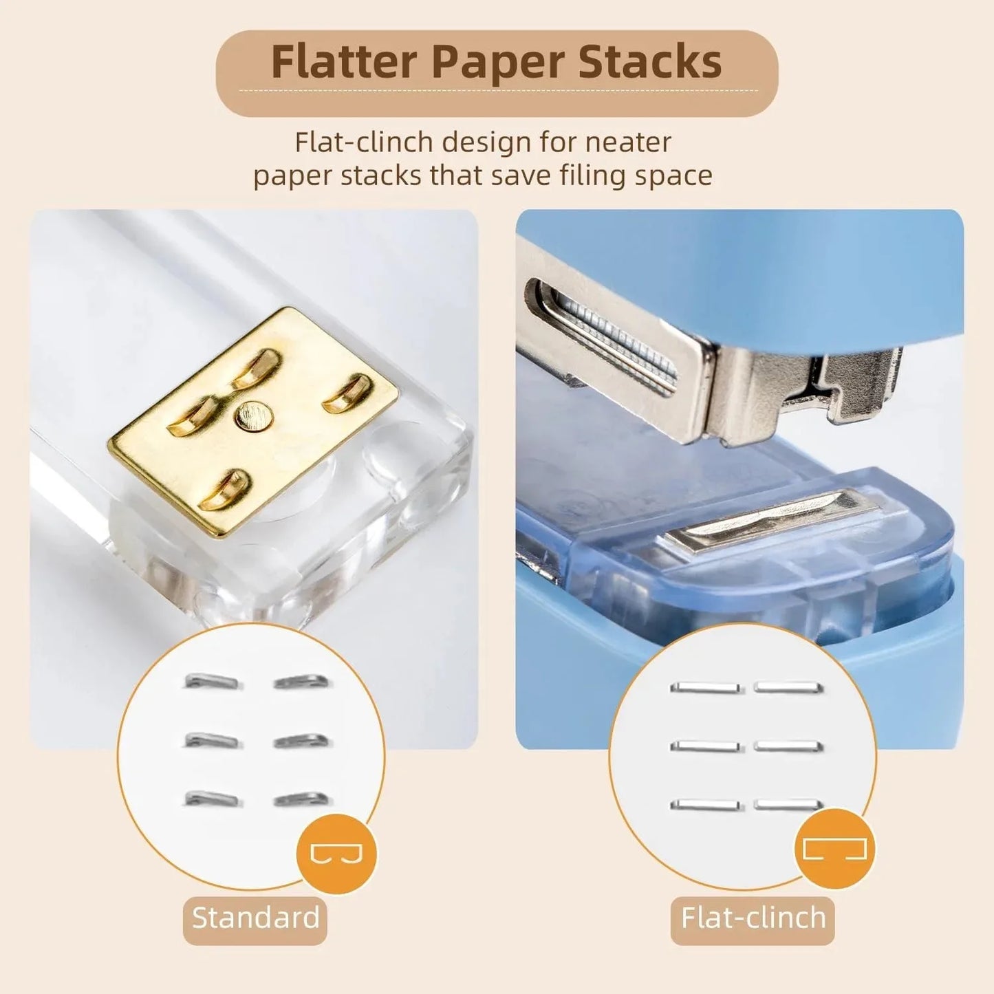 Deli 40-Sheet Stapler, Heavy Duty Office Stapler with Staple Remover, All-Metal