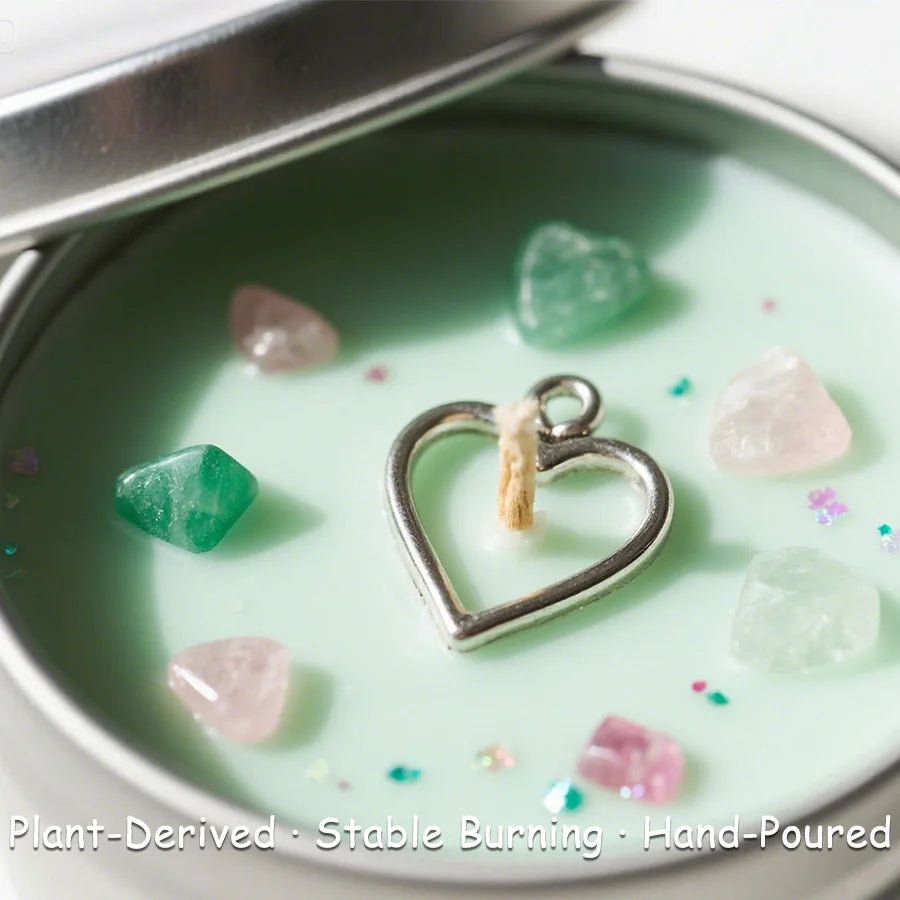 Rose Scented Candle 3oz, Chakra Series, For Meditation, Aesthetic Home Decor, Birthday, Valentine's, Christmas Gift for Her