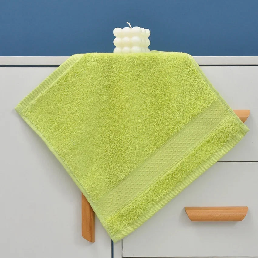 20 Colors Handkerchief Towels High Quality Cotton Small Towel Solid Color Soft Thick 34*34cm for Adults Kids Hand Towels toalhas