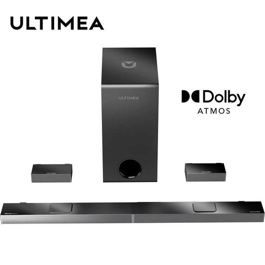 ULTIMEA 520W 5.1.2 Dolby Atmos Soundbar for TV, Surround Sound System Powerful Home Theater Bluetooth Speakers with 4K HDR & ARC