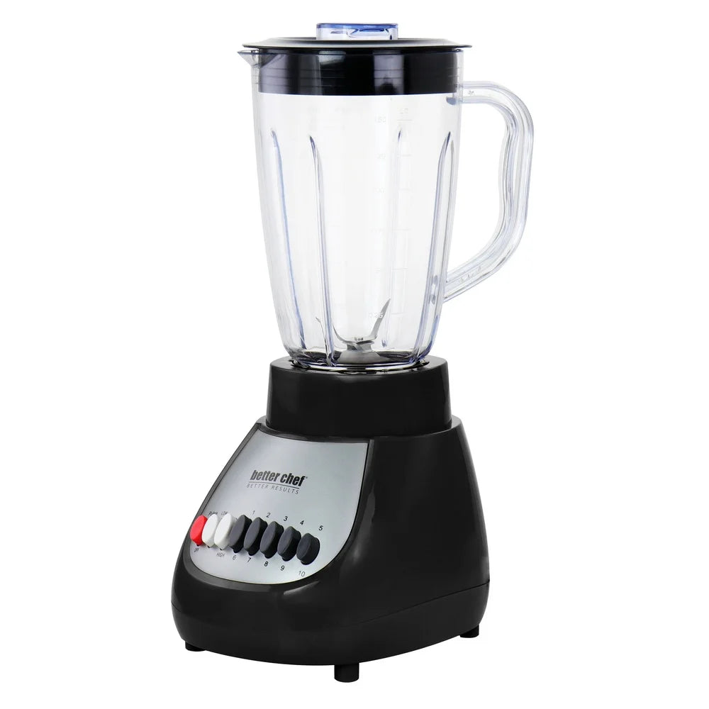 XMSJ 10 Speed Countertop Blender With Plastic Jar And Pulse