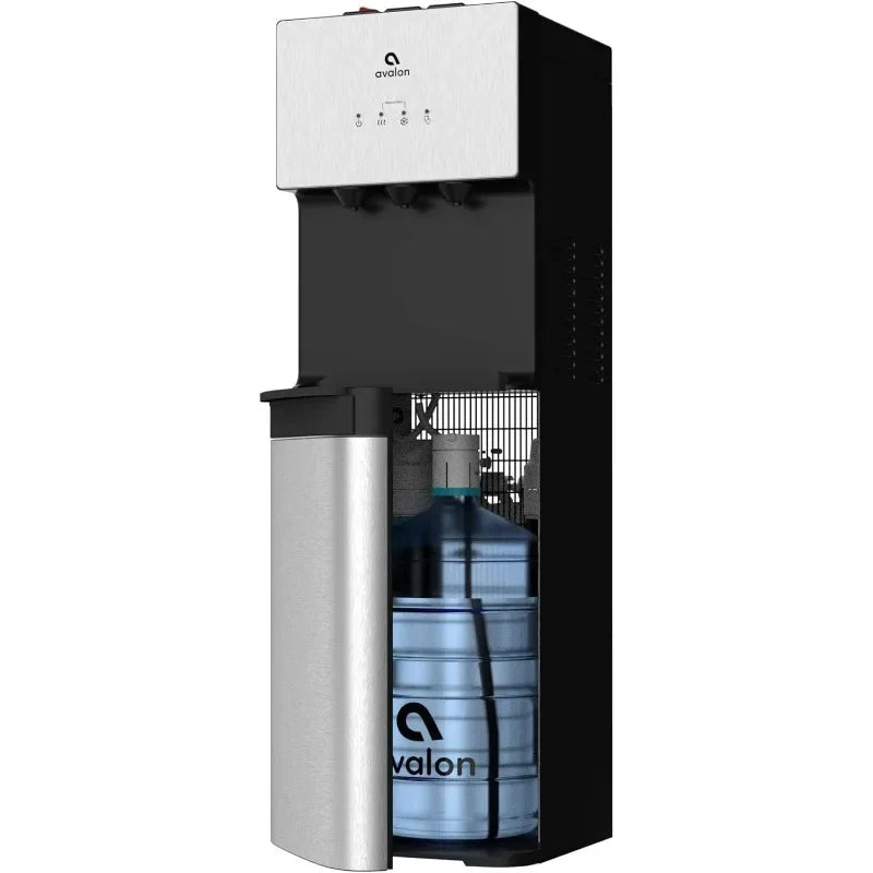 Avalon Bottom Loading Water Cooler Water Dispenser with BioGuard-3 Temperature Settings- Hot,Cold & Room  Anti-Microbial Coating