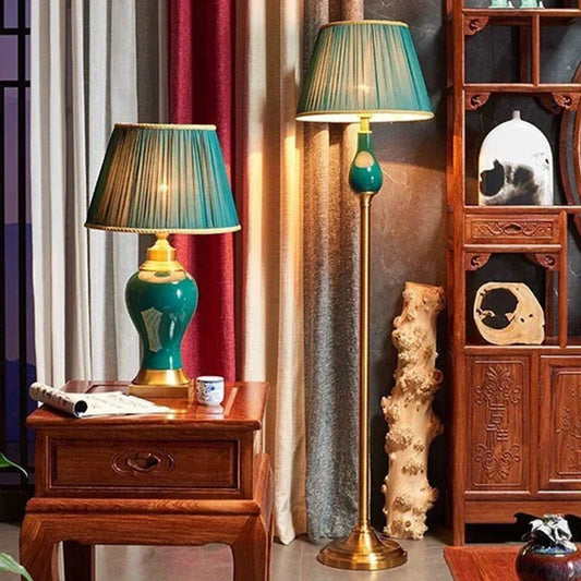 BROTHER Modern Ceramics Floor Lamps Standing LED Nordic Creative Fashion Table Light For Home Living Room Bedroom Decor