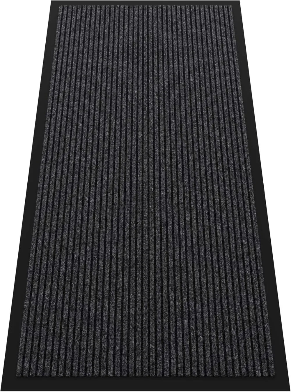 Indoor Outdoor Door Mat, 4’ x 2' Doormat for Entryway, Rubber Backing Non Slip Front Door Mat Outside Entrance, Super Absorbent