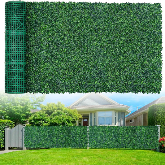 Feature Artificial Boxwood Panels Faux Ivy Privacy Screen