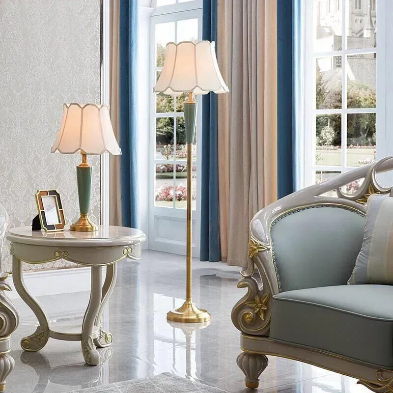 BROTHER Modern Ceramics Floor Lamps Standing LED Nordic Creative Fashion Table Light For Home Living Room Bedroom Decor