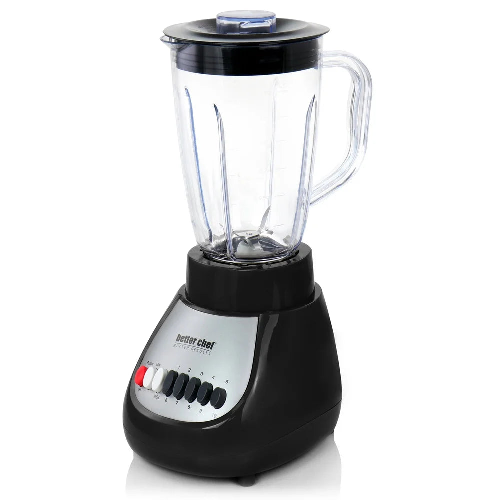 XMSJ 10 Speed Countertop Blender With Plastic Jar And Pulse