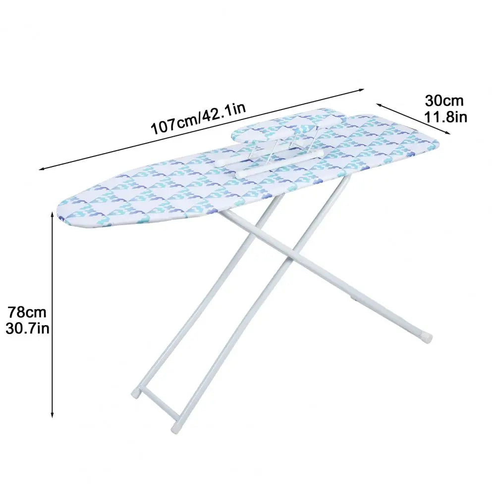 Ironing Board Full-Size Foldable Ironing Board Foldable Household Ironing Board Outside With Heat-Resistant Cover 42 Inch