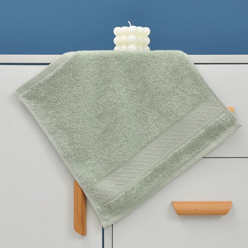 20 Colors Handkerchief Towels High Quality Cotton Small Towel Solid Color Soft Thick 34*34cm for Adults Kids Hand Towels toalhas