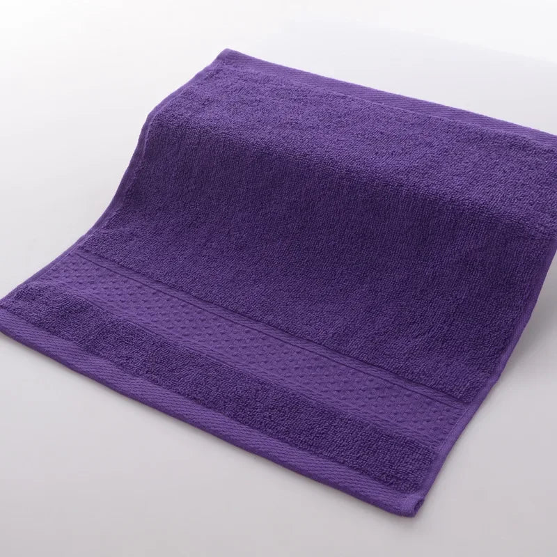 20 Colors Handkerchief Towels High Quality Cotton Small Towel Solid Color Soft Thick 34*34cm for Adults Kids Hand Towels toalhas