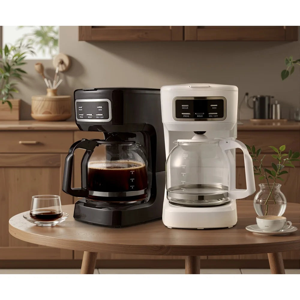 XMSJ Programmable Drip Coffee Maker With LED Display