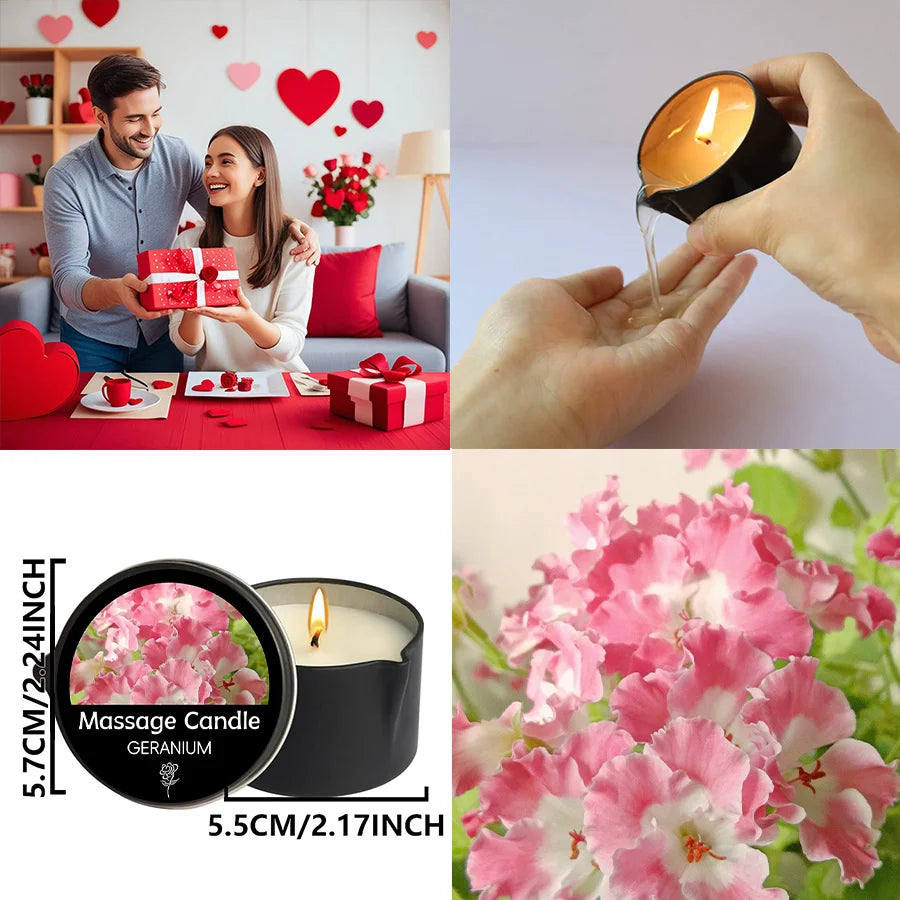 2PCS Scented Candle , For Meditation, Yoga, SPA, Bedroom Nighttime, Aesthetic Home & Desk Decor, Unisex Party Favor & Small Gift