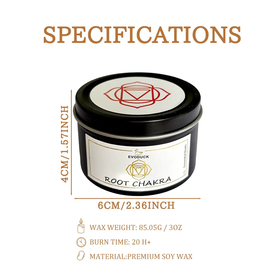 Patchouli Scented Candle 3oz, Chakra Series, For Meditation, Yoga, SPA, Bedroom Nighttime, Birthday, Valentine's, Christmas Gift