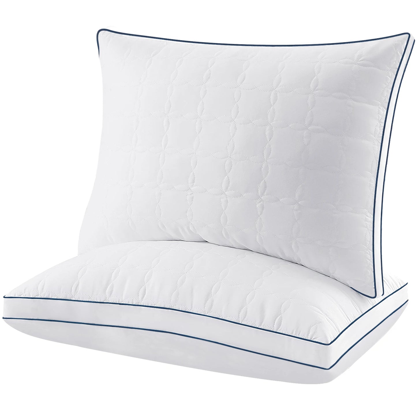 BedStory 2 Pack Bed Pillows - Standard/Queen Size, Soft Down Alternative Fill, Supportive for All Sleepers, White